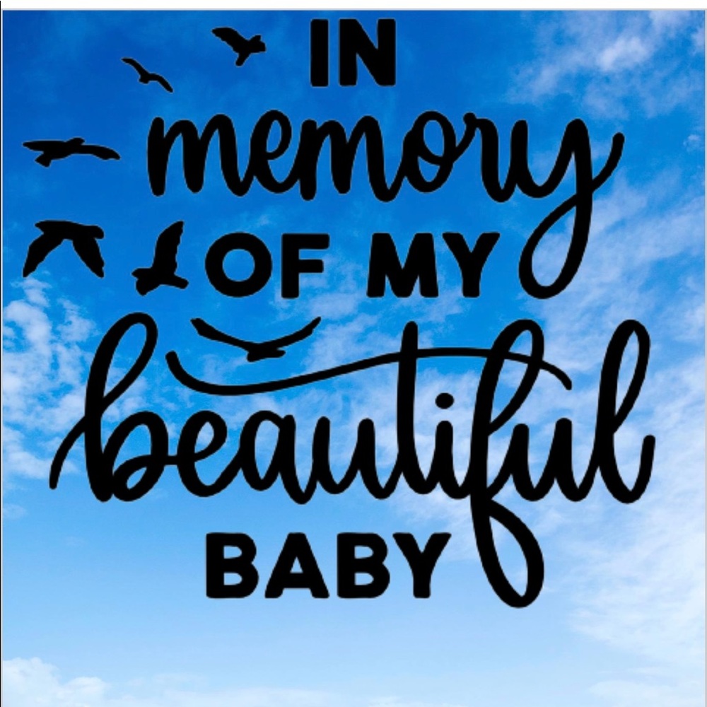 In Loving Memory Baby Decal